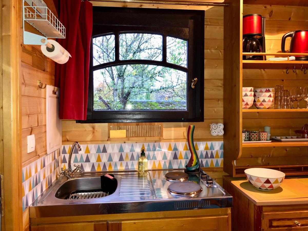 Millygite Roulotte - 4 Seasons Chalet-On-Wheels Eksteriør billede